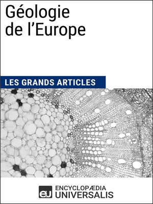cover image of Géologie de l'Europe
